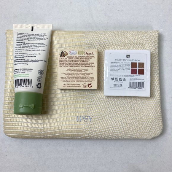 Ipsy Bag & Nena Mask, The Balm Eyeshadow & Oryza Eyeshadow 4 items New - Picture 9 of 9
